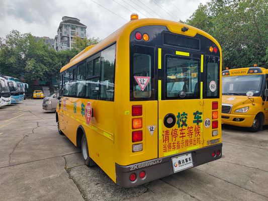 Diesel tweedehands schoolbus 36 zitplaatsen gebruikte Yutong bussen LHD stuurpositie