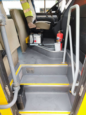 Diesel tweedehands schoolbus 36 zitplaatsen gebruikte bussen LHD stuurpositie