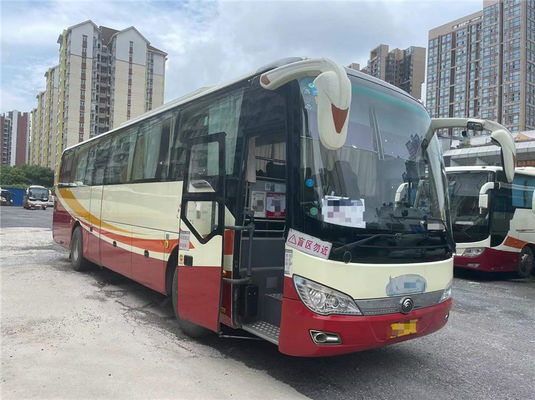 46 zitplaatsen Gebruikte Yutong bussen Euro 5 Diesel handgeschakelde bus