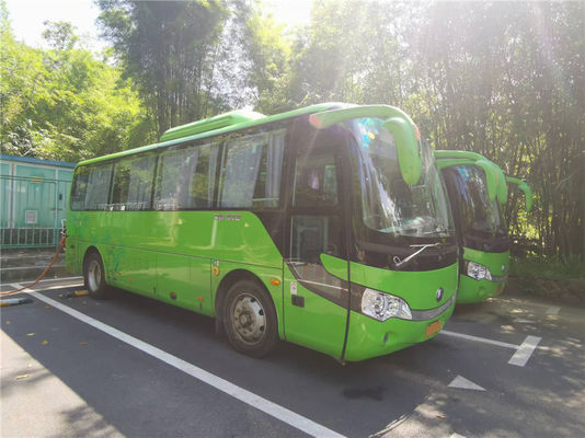 Gebruikte bussen 32 zitplaatsen Yutong Diesel motor, handmatig Gebruikte bussen