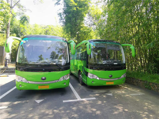 Gebruikte bussen 32 zitplaatsen Yutong Diesel motor, handmatig Gebruikte bussen