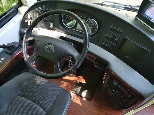 Gebruikte bussen 32 zitplaatsen Yutong Diesel motor, handmatig Gebruikte bussen