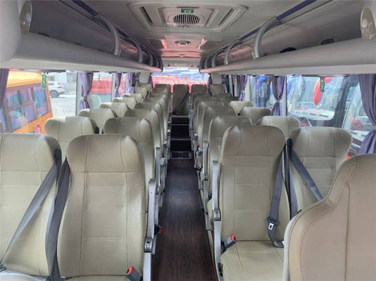Gebruikte bussen 32 zitplaatsen Yutong Diesel motor, handmatig Gebruikte bussen