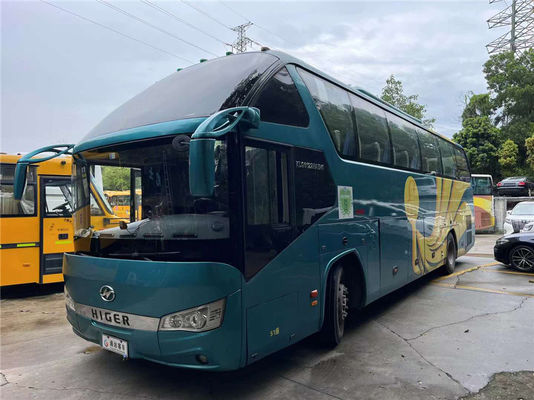 Euro 4 Gebruikte Higer Bus 51 zitplaatsen Reisbus Tweedehands Met Handgeschakelde Transmissie