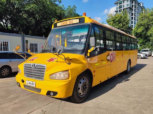 Gebruikte schoolbussen van Shaolin 56 zitplaatsen LHD stuurpositie met handgeschakelde transmissie