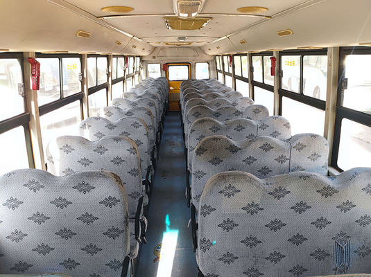 Gebruikte schoolbussen van Shaolin 56 zitplaatsen LHD stuurpositie met handgeschakelde transmissie