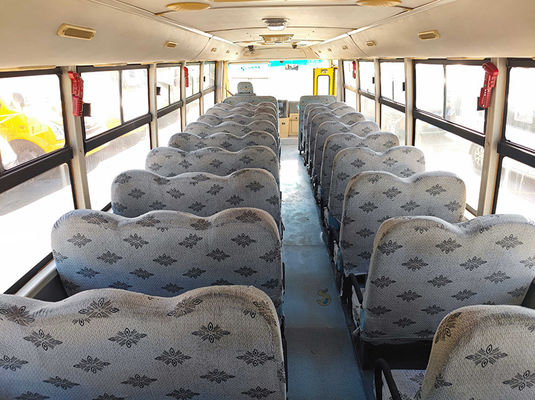 Gebruikte schoolbussen van Shaolin 56 zitplaatsen LHD stuurpositie met handgeschakelde transmissie
