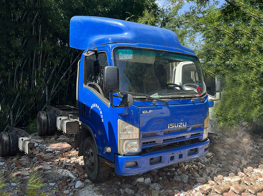 Isuzu 4x2 gebruikte diesel vrachtwagen, LHD tweedehands 8 ton vrachtwagen