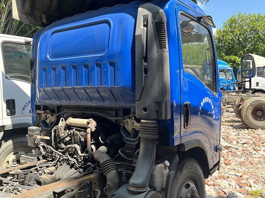 Isuzu 4x2 gebruikte diesel vrachtwagen, LHD tweedehands 8 ton vrachtwagen
