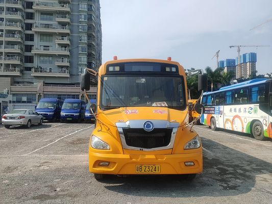 ShenLong Gebruikte schoolbussen 36 zitplaatsen LHD stuurpositie Dieselbrandstof Type