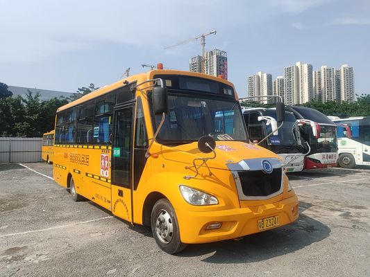 ShenLong Gebruikte schoolbussen 36 zitplaatsen LHD stuurpositie Dieselbrandstof Type