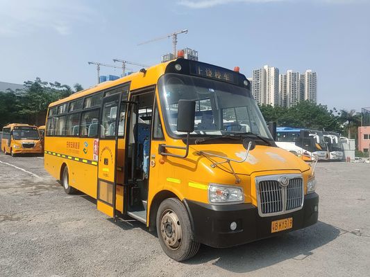 Shangrao 51 zitplaatsen Old School Bus 80 km/h Maximale snelheid Euro 4 emissie standaard