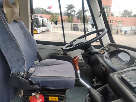 Shang Rao Tweedehands 52 zitplaatsen Bus LHD Stuurpositie Diesel Vooraf bezette schoolbussen