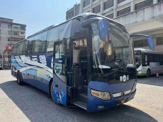Duurzame gebruikte Yutong-bussen 47 zitplaatsen LHD tweedehands toerbus met 2 deuren