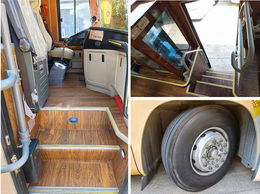 Tweedehands Yutong 51 zitplaatsen bus, Euro 5 LHD Diesel Gebruikte toeristenbus