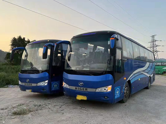 Haige 49 zitplaatsen Gebruikte busbus Diesel Euro 4 Gebruikte bussen met linksrijden