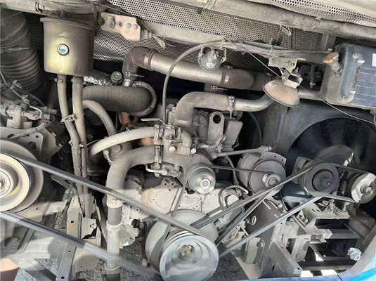 Haige 49 zitplaatsen Gebruikte busbus Diesel Euro 4 Gebruikte bussen met linksrijden