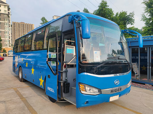 Euro 5 LHD tweedehands bussen en autocars Yutong Diesel Gebruikte achtbaanbus 38 zitplaatsen