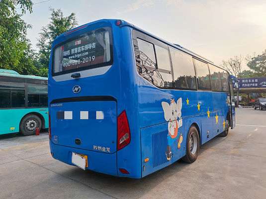 Euro 5 LHD tweedehands bussen en autocars Yutong Diesel Gebruikte achtbaanbus 38 zitplaatsen