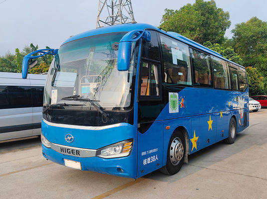 Euro 5 LHD tweedehands bussen en autocars Yutong Diesel Gebruikte achtbaanbus 38 zitplaatsen