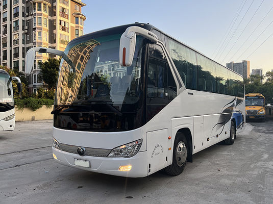 Handmatig gebruikte passagiersbus 47 zitplaatsen tweedehands grote intercitybus
