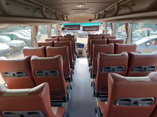 39 zitplaatsen Gebruikte Yutong bussen Vooraf bezet Grote toeristische bus met dieselmotor