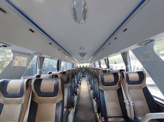 Luxe Roze Gebruikte Yutong Bussen Euro 5 LHD Gebruikte Diesel Shuttle Bus Te koop