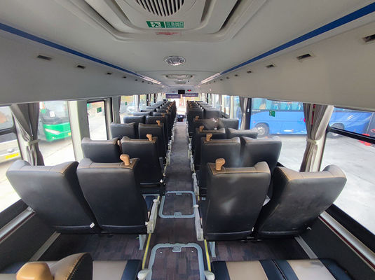 Luxe Roze Gebruikte Yutong Bussen Euro 5 LHD Gebruikte Diesel Shuttle Bus Te koop