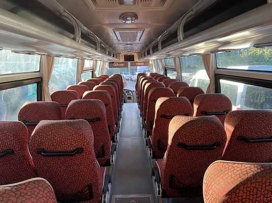 Blauwe gebruikte bus 51 zitplaatsen Euro 4 emissie norm