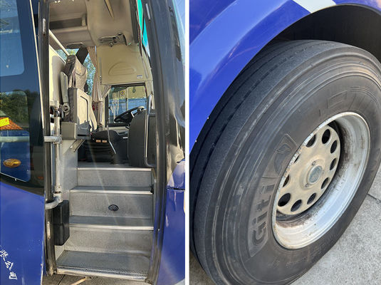 Yutong Blue gebruikte achtbaanbus 51 zitplaatsen Euro 4 emissie standaard