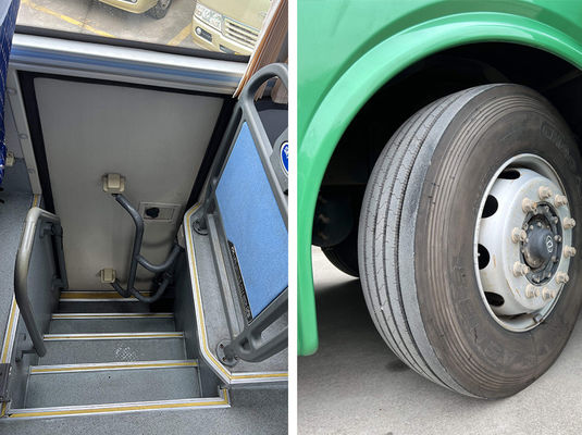 LHD Gebruikte elektrische bus 200kw Kracht 48 zitplaatsen Toeristenbus tweedehands