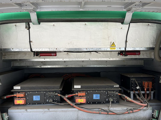 LHD Gebruikte elektrische bus 200kw Kracht 48 zitplaatsen Toeristenbus tweedehands