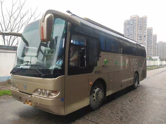 Handmatig gebruikte bus 38 zitplaatsen tweedehands grote toeristische bus