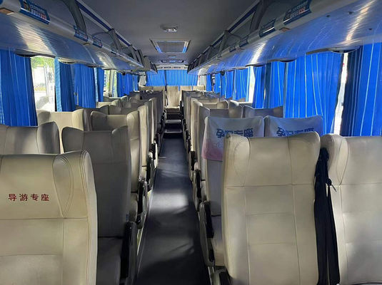 48 zitplaatsen Higer Gebruikte bus Diesel LHD Tweede middelgrote hand Intercity bus