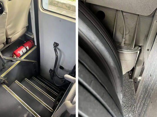 48 zitplaatsen Higer Gebruikte bus Diesel LHD Tweede middelgrote hand Intercity bus