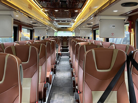 Handmatig gebruikte dieselbussen, 50 zitplaatsen bus tweedehands ISO gecertificeerd