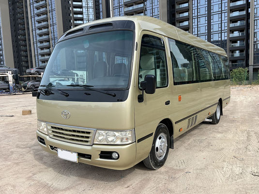 ISO Gebruikte 20 Passagiersbus, handgestuurde Toyota Coaster Gebruikte Bus