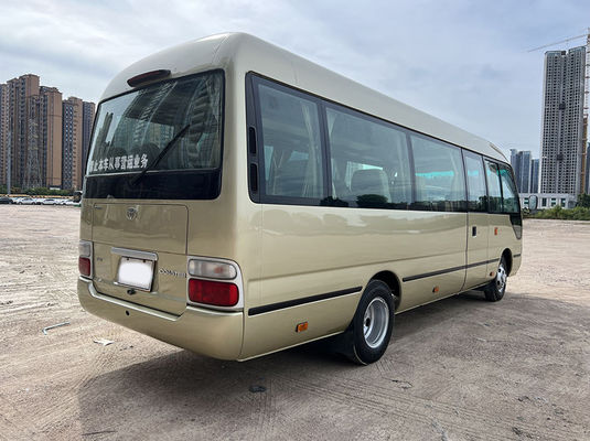 ISO Gebruikte 20 Passagiersbus, handgestuurde Toyota Coaster Gebruikte Bus