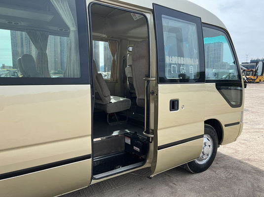 ISO Gebruikte 20 Passagiersbus, handgestuurde Toyota Coaster Gebruikte Bus