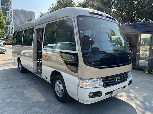 ISO Tweedehands Toyota Coaster Bus 20 zitplaatsen Gebruikte personenbussen