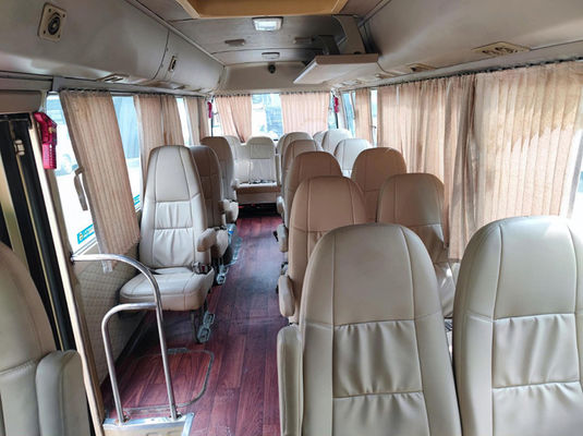 1 deur Gebruikte Toyota Bus Handgeschakelde Transmissie 10-23 Zitplaatsen Coaster Model