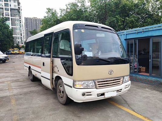 Gebruikte benzine-coasterbus 23 zitplaatsen Pre Owned Bus ISO goedgekeurd