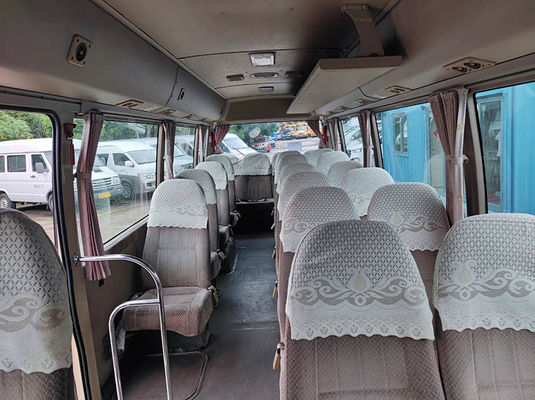 Gebruikte benzine-coasterbus 23 zitplaatsen Pre Owned Bus ISO goedgekeurd