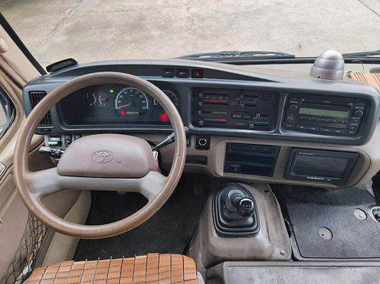 Gebruikte benzine-coasterbus 23 zitplaatsen Pre Owned Bus ISO goedgekeurd