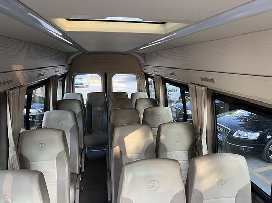 Benz 17 zitplaatsen bus tweedehands handgestuurde transmissie Gebruikte personenauto's