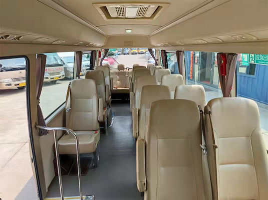 Golden Dragon Gebruikte LHD Vans Diesel AC Gebruikte kleine bussen 19 zitplaatsen