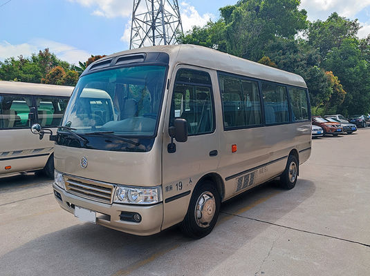 Golden Dragon Gebruikte kleine bestelwagens 19 zitplaatsen Euro 4 LHD AC Met handgeschakelde transmissie