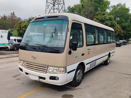 Guangqi Diesel Fuel Gebruikte 23 zitplaatsen Euro 4 LHD Gebruikte lichte bus