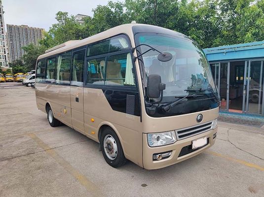 YuTong Gebruikte Mini Coach 19 zitplaatsen Dieselbrandstof Met Handgeschakelde Transmissie