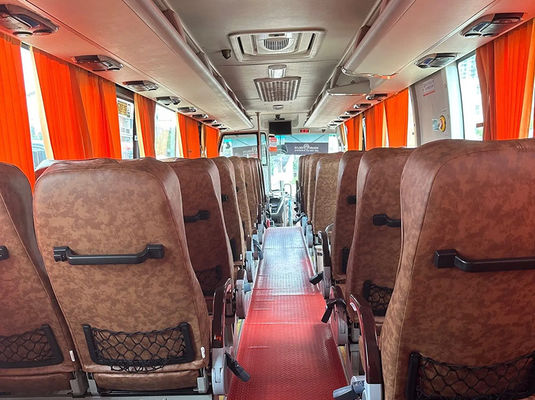 19 zitplaatsen Gebruikte stadsbus Dieselbrandstof Luxebus Tweedehands autocars
